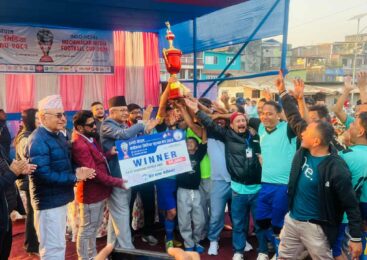 तराई प्रेस क्लब दार्जिलिङले जित्यो मिडिया कपको उपाधि