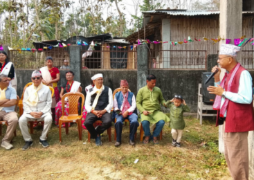 मेचीनगरका माझी समुदायले मनाए घैलाडुब्बा नदीमा कोशी पूजा तथा लदी पर्व